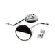Mirror Set vintage round chrome 103mm