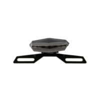 Taillight LED Hexagonal Black-Line with license plate holder