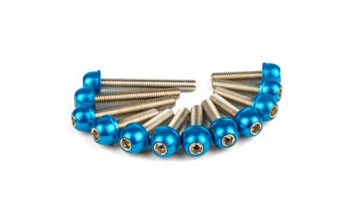CVT Cover Bolts STR8 Minarelli blue