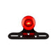Taillight LED Circular Red with license plate holder