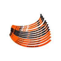 Rim Stickers Scooter 13" Stage6 orange / black