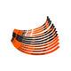 Rim Stickers Scooter 13" Stage6 orange / black