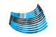 Rim Stickers Scooter 13" Stage6 blue / black