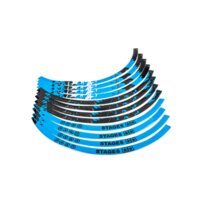 Rim Stickers Scooter 13" Stage6 blue / black