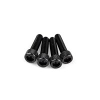 Intake Screw Set M6x25mm Alu Black (x4)