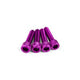 Intake Screw Set M6x25mm Alu Purple (x4)