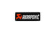 Sticker Akrapovic heat resistant gel black