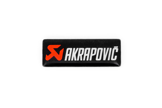 Sticker Akrapovic heat resistant gel black