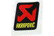 Sticker Akrapovic Alu heat resistant 57x60mm