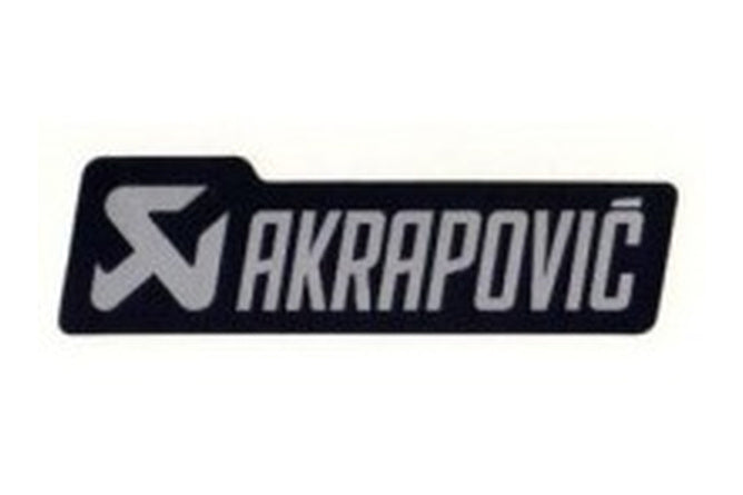 Sticker Akrapovic heat resistant 120x35mm