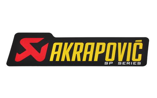 Sticker Akrapovic heat resistant 150mm