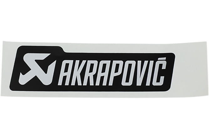 Sticker Akrapovic heat resistant 120x35mm black