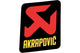Sticker Akrapovic heat resistant 90x95mm