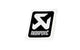 Sticker Akrapovic heat resistant 75x60mm