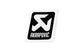 Sticker Akrapovic heat resistant 75x60mm
