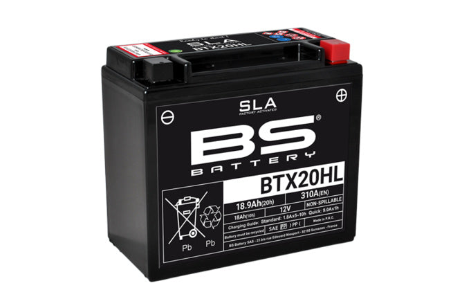Battery SLA BS Battery BTX20HL 12V - 18,9Ah