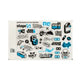 Sticker Set Stage6 A4 blue