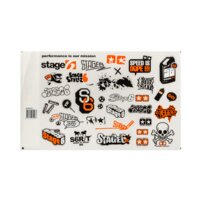Sticker Set Stage6 A4 orange