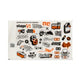 Sticker Set Stage6 A4 orange
