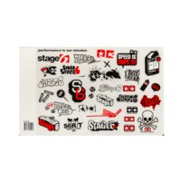 Sticker Set Stage6 A4 red