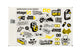 Sticker Set Stage6 A4 yellow
