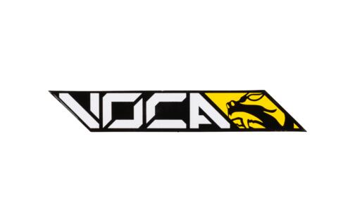 Sticker Voca yellow 14x2.2cm