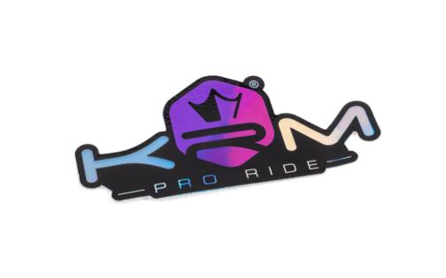 Sticker KRM Pro Ride hologram purple