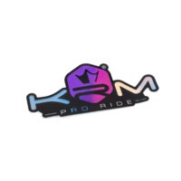 Sticker KRM Pro Ride hologram purple