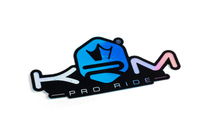 Sticker KRM Pro Ride hologram blue