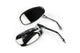 Mirror Set oval chrome M8 right-hand thread (x2)