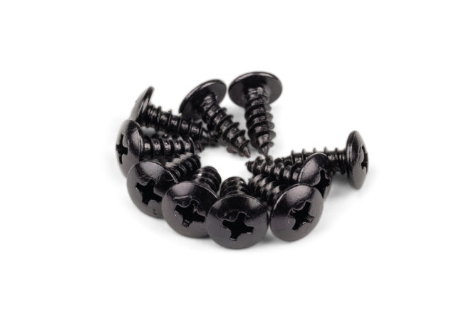 Fairing screws aluminum M4x12 black (x 10)