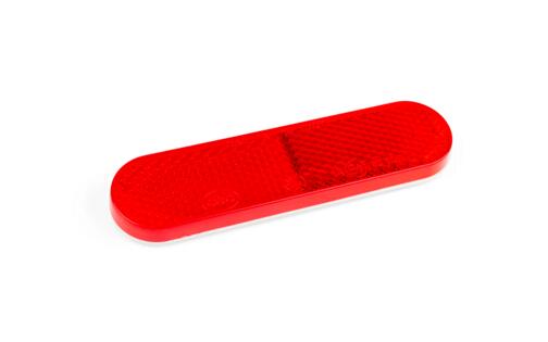 Reflector red self-adhesive 95x25mm