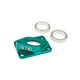 Intake Manifold AM6 / Derbi Stage6 High Flow MK2 34mm turquoise