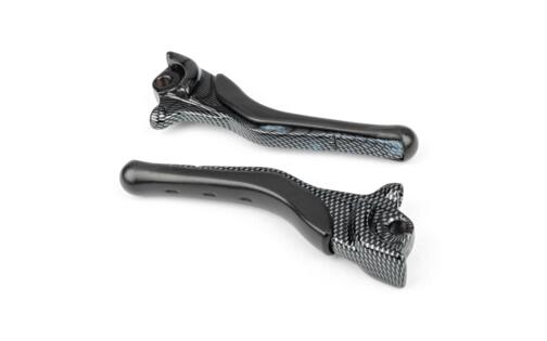 Brake Lever Set carbon look Yamaha Aerox / Nitro before 2012