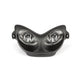 Twin Headlight Mask CAR GLASS Yamaha Aerox carbon look