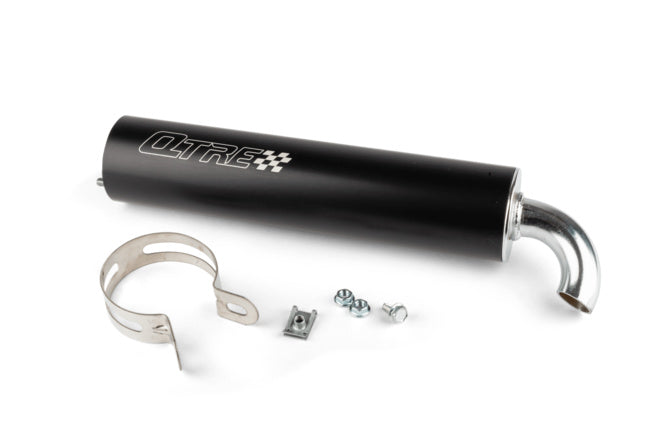 Rear silencer Tecnigas Q-TRE, black