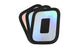 Sticker number 0 hologram Doppler 10x7,5cm (x3)