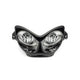 Twin Headlight Yamaha Aerox CAR-GLAS black