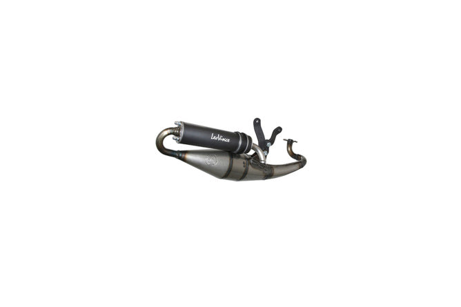 LeoVince Exhaust HandMade TT Black Minarelli vertical