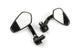 Mirror Set for handlebar ends aluminum black