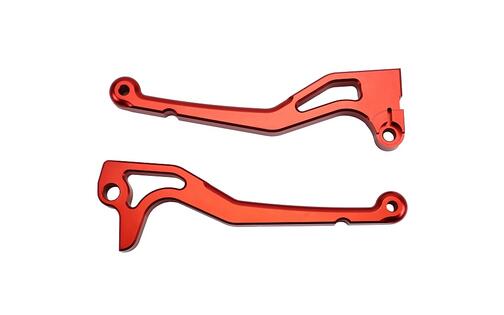 Brake Lever Set CNC red Yamaha BW's / Slider after 2004