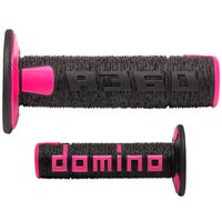 Grips Domino A360 Offroad Black / Pink (closed end)