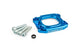 Base Plate intake manifold Stage6 360° AM6 / Derbi blue