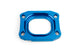 Base Plate intake manifold Stage6 360° 40mm AM6 / Derbi blue