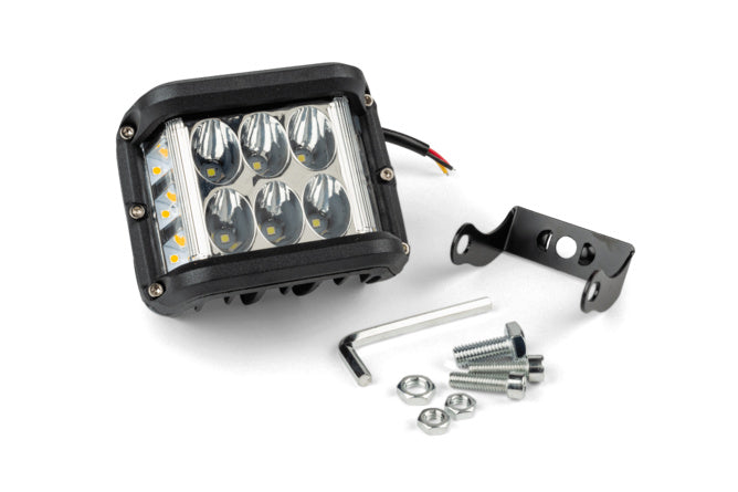 LED Headlight d.97x75mm black