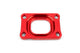 Base Plate intake manifold Stage6 360° AM6 / Derbi red