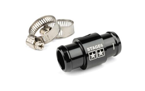 Tee Connector D.22mm for temperature sensor Stage6 black
