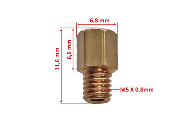 Main jet set x10 Mikuni TM / TMX / VM 90 - 109