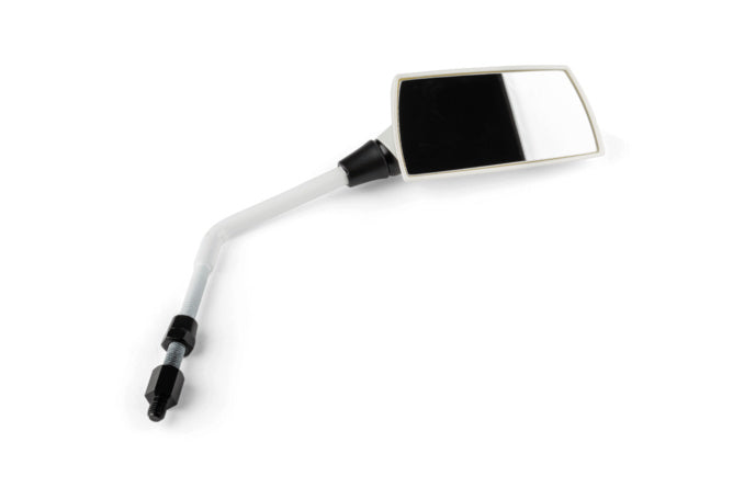 Mirror right white Groove D.8mm