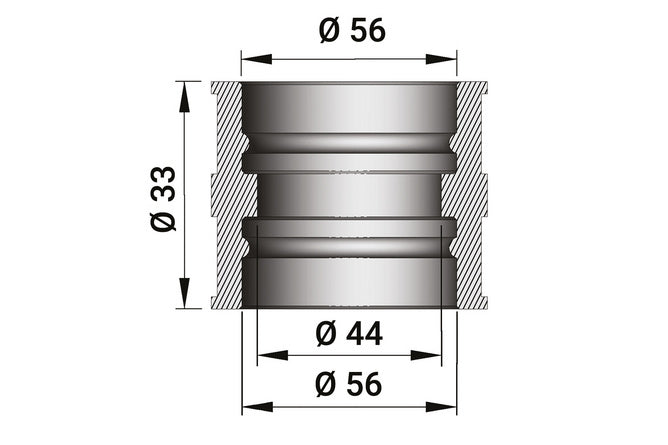 Intake Rubber Boot Malossi 45mm for PHM Vergaser